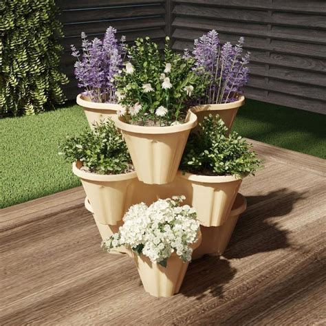 lowes vertical planter|outdoor planters at lowe's.